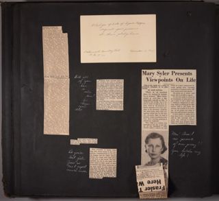 Late 1930s Iota Chapter Life Scrapbook, Page 18