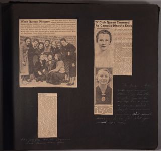 Late 1930s Iota Chapter Life Scrapbook, Page 19