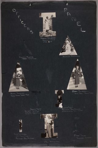 1930s Iota Chapter Scrapbook, Page 3