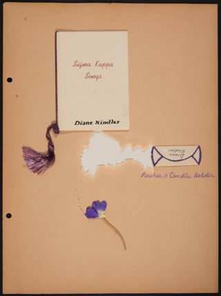 Alpha Chapter of Sigma Kappa Late 1960s Scrapbook, Page 31