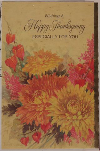 Judy Beech to Epsilon Gamma Chapter Thanksgiving Card