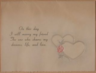 Bobbi Hamilton and Daniel Haskit Wedding Invitation, August 4, 1984