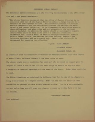 Centennial Library Project, c. 1974