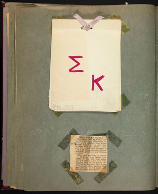 Boston Alumnae Chapter of Sigma Kappa Scrapbook, Page 19