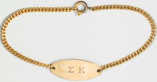 Lois Finney Greek Letter Bracelet