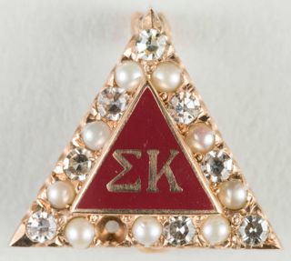 Linda Berkshire Crown Pearl and Diamond Badge