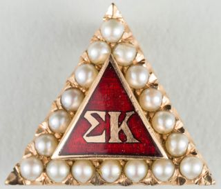Martha Gorman Crown Pearl Badge, 1938