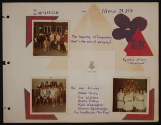 Epsilon Xi Chapter Scrapbook, Page 29