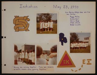 Epsilon Xi Chapter Scrapbook, Page 37