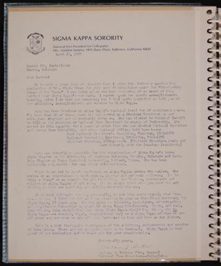 Wava Chambers Brown Woman of the Year Scrapbook, Page 10