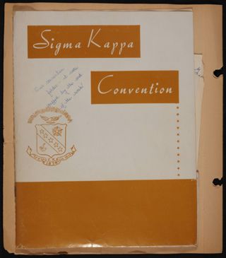 Margaret Wetzel 1958 National Convention Scrapbook, Page 8