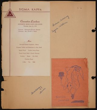 Margaret Wetzel 1958 National Convention Scrapbook, Page 16