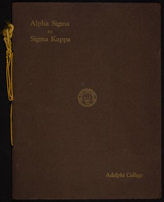 Alpha Sigma to Sigma Kappa Petition, c. 1923