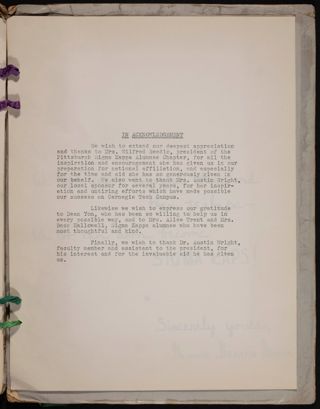 Gamma Gamma Gamma Local Sorority Petition Scrapbook, Page 38