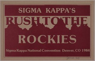 Rush to the Rockies: Convention Opening Night Banquet Program, June 20, 1984