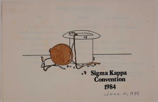 Sigma Kappa Convention Confirmed Conventionite Banquet Program, June 21, 1984