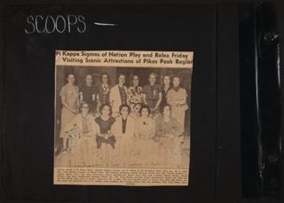 1920s-1930s Pi Kappa Days Scrapbook, Page 90