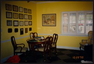 Xi Chapter House Sitting Area Photograph, October 28, 1998