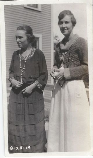 Illde and Abby Lou Fuller Photograph, August 25, 1919