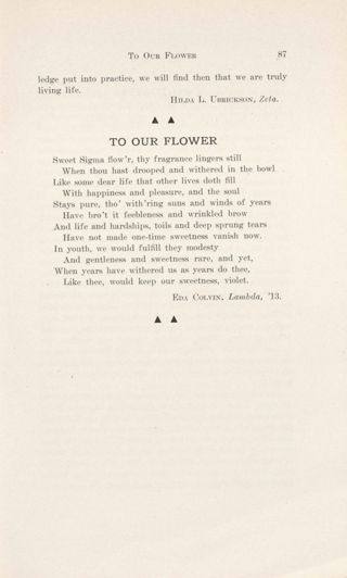 To Our Flower