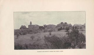Kansas University From the Golf Links Photograph, May 1913