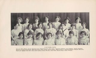 Xi of Sigma Kappa Photograph, May 1913