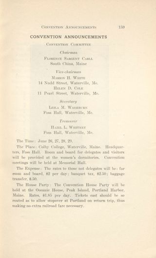 Convention Announcements: Convention Committee