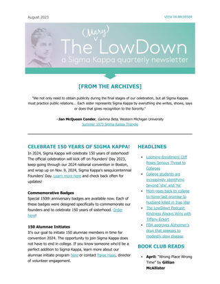 The LowDown, April 2023