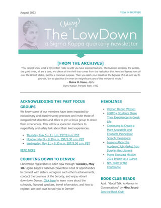 The LowDown, April 2022