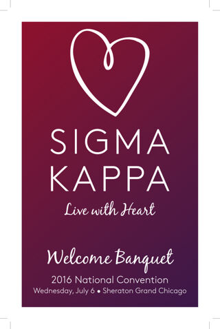 Live With Heart Welcome Banquet Program, July 6, 2016