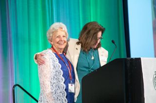 Cheri De Jong and Patricia Mills on Stage at 2016 Convention Photograph 7, July 8, 2016