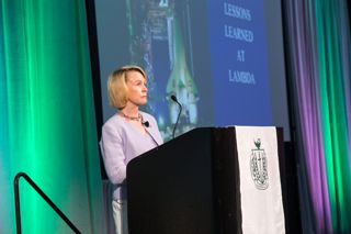 Rhea Seddon Speaking at 2016 National Convention Photograph 2, July 8, 2016