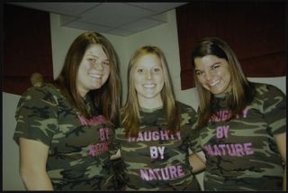 Kristin Hilde and Two Unidentified Kappa Alpha Chapter Members Photograph 1, c. 2000s