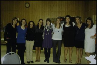 Kristin Hilde and Eight Unidentified Kappa Alpha Chapter Members Photograph, c. 2000s