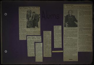 Mu Chapter Scrapbook, 1960-1964, Page 25