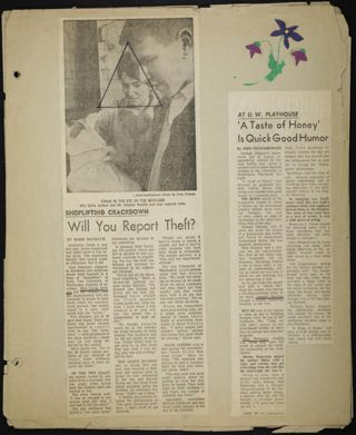 Mu Chapter Scrapbook, 1964-1965, Page 21