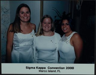 Jami Nartker and Two Unidentified Sigma Kappas at 2000 Convention Photograph