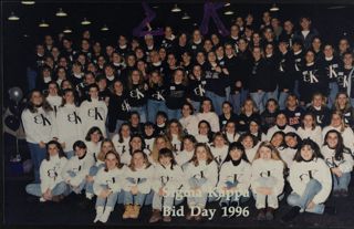 Alpha Iota Chapter Bid Day Group Photograph 1, 1996