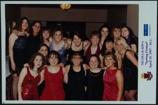 Alpha Iota Chapter Spring Formal Group Photograph, April 19, 1997