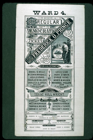 1877 Boston Ballot