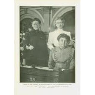 Louise M. Kerwin (in white blouse), one of three women in Colorado legislature, 1911