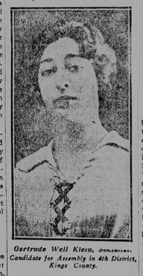 Gertrude Weil Klein, Socialist