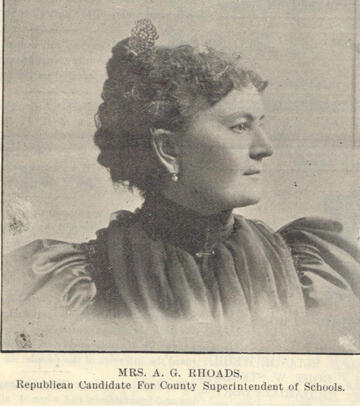 Thalia M. Rhoads, 1895