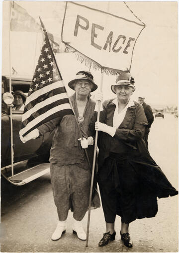 Mary E. McDowell and Jane Addams, 1932