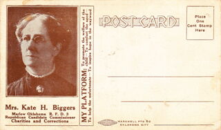 Kate H. Biggers Postcard
