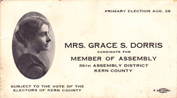 Grace S. Dorris Campaign Card