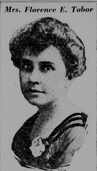 Florence E. Tabor's Campaign for State House of Representatives or Assembly, 1919