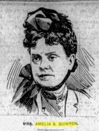 Amelia S. Quinton's Campaign for School Director, 1897