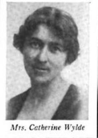 Catherine Peck Wylde's Campaign for State Senate, 1918