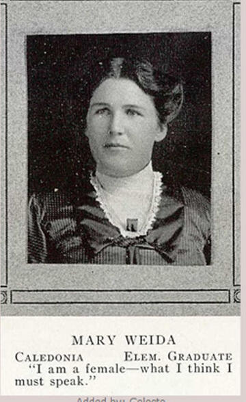 Mary C. Weida's campaign for County Superintendent of Schools, 1918